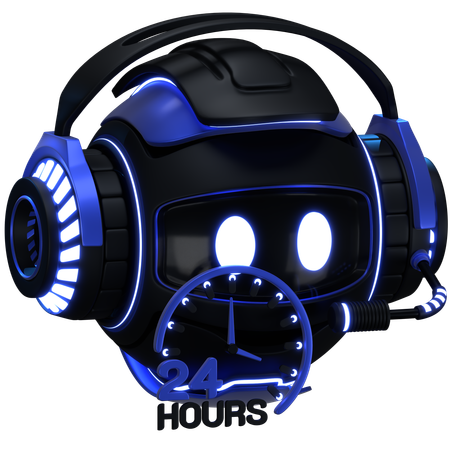 Roboter-Kundendienst  3D Icon