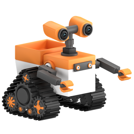 Roboter-Rover  3D Illustration