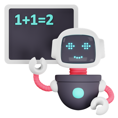 Roboter-Unterricht  3D Icon