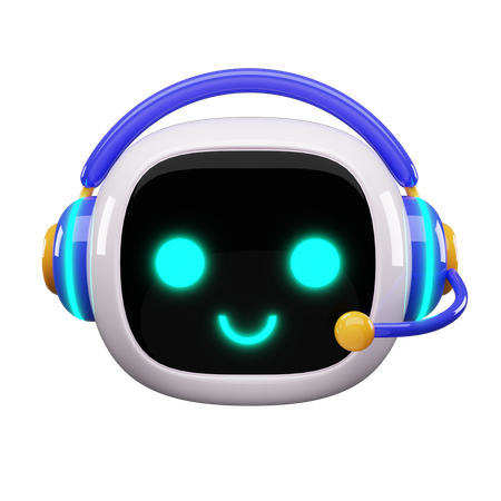 Roboterunterstützung  3D Icon