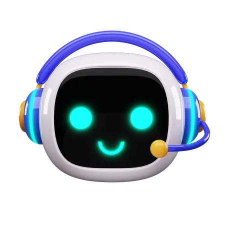 Roboterunterstützung  3D Icon