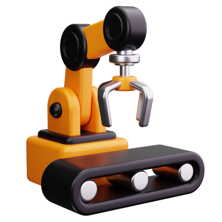 Roboterarm  3D Icon