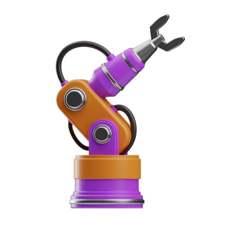 Roboterarm  3D Icon