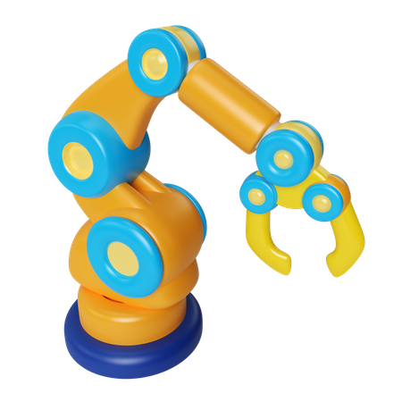 Roboterarm  3D Icon