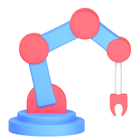 Roboterarm  3D Icon