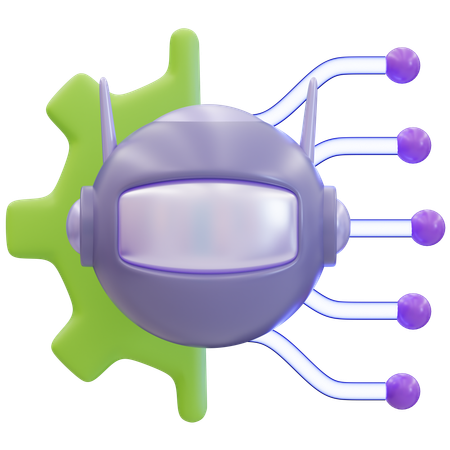 Robotereinstellungen  3D Icon