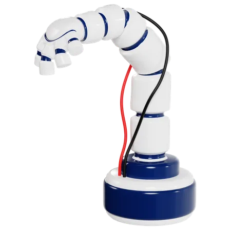 Roboterhand, Zukunftstechnologie  3D Illustration