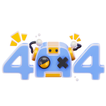 Roboterkopf 404-Fehler  3D Icon
