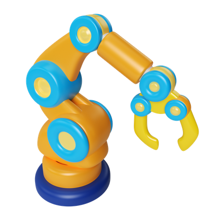 Robotic Arm 3D Illustration