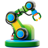 robotic arm 3d logo