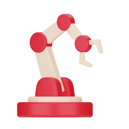 Robotic Arm 3 D Industry 3D Icon