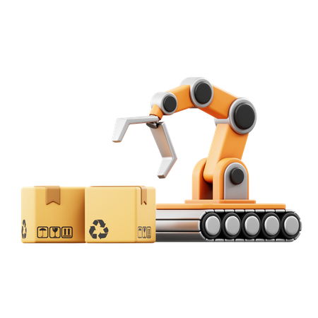 Robotic Arm Package  3D Icon