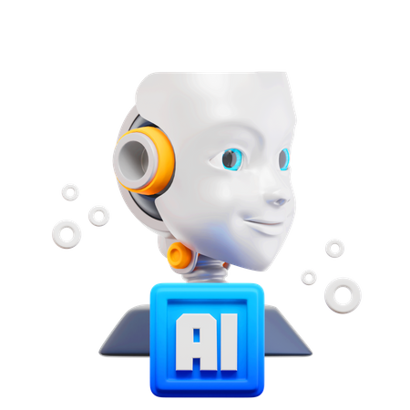 Robotic Artificial Intellegence  3D Icon