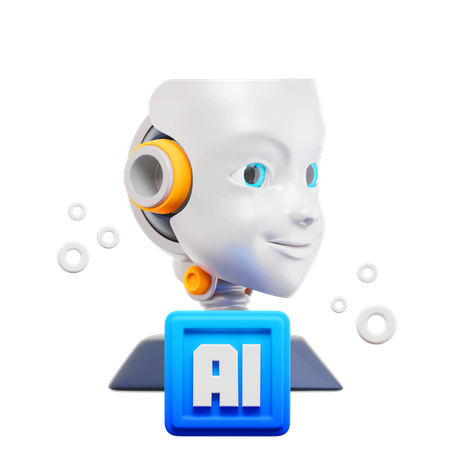 Robotic Artificial Intellegence 3D Icon