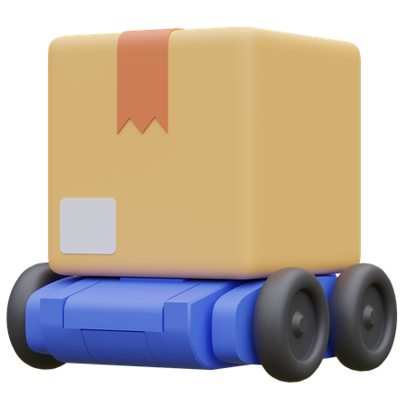 Robotic Delivery  3D Icon