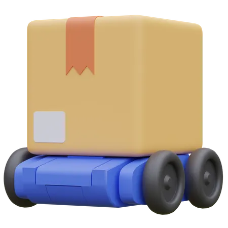 Robotic Delivery  3D Icon