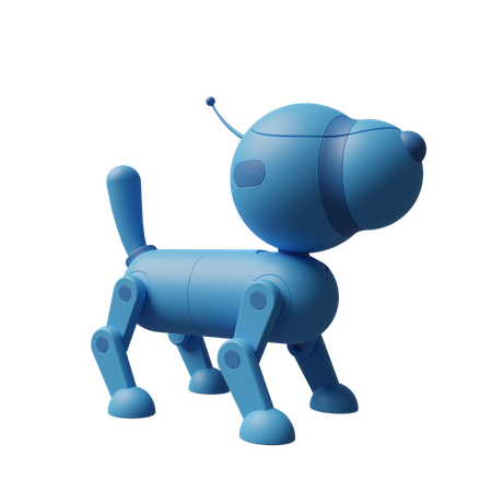 Robotic dog  3D Illustration