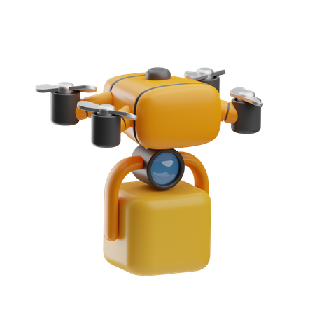 Robotic Drone  3D Icon