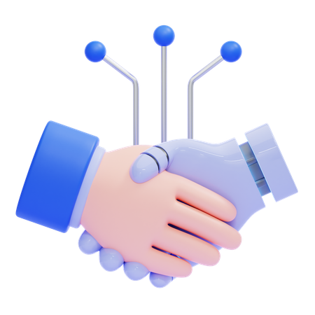 Robotic Interaction  3D Icon