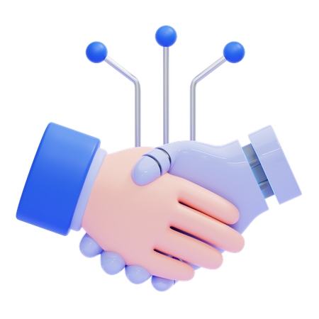 Robotic Interaction  3D Icon