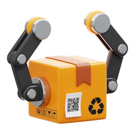 Robotic Package Sort  3D Icon