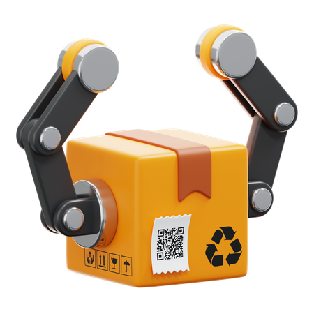 Robotic Package Sort  3D Icon