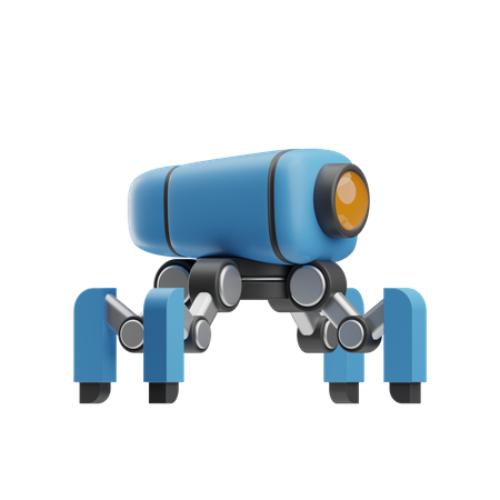 Robotic Turret  3D Icon