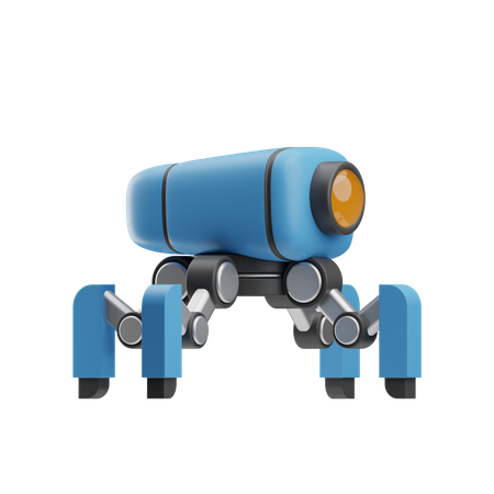 Robotic Turret  3D Icon