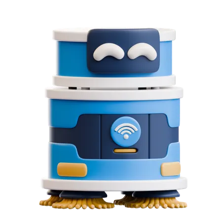 Robotic Vacuum Cleaner  3D Icon