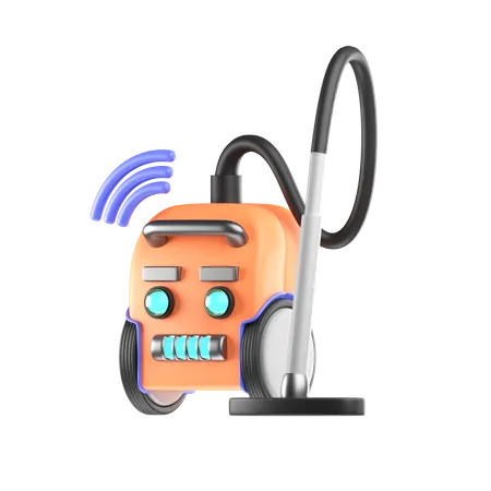 Robotic Vacuum Cleaner  3D Icon