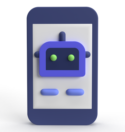 Robotics Chat  3D Icon