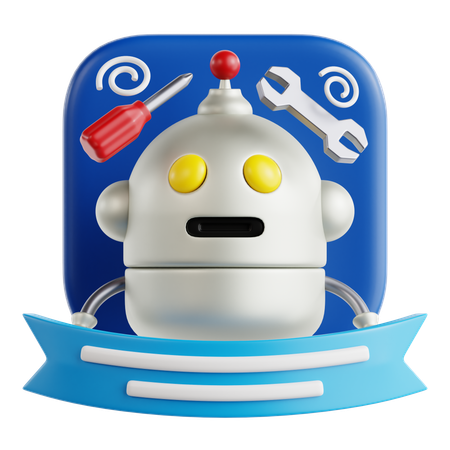 Robotics Club  3D Icon