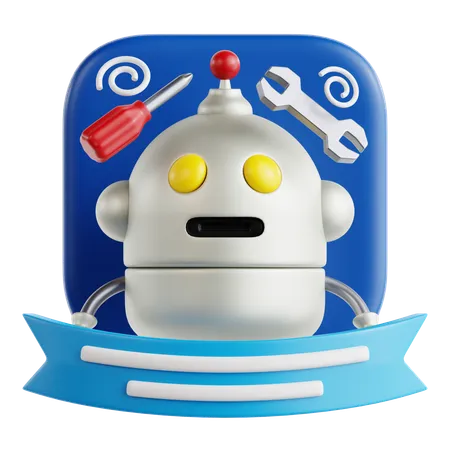 Robotics Club  3D Icon