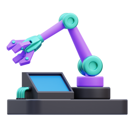 Roboterprozessautomatisierung  3D Icon