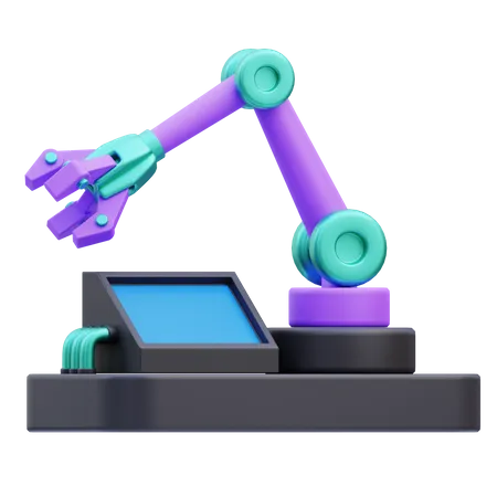 Roboterprozessautomatisierung  3D Icon