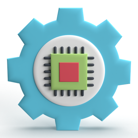 Robotique  3D Icon