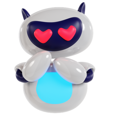 Robot’s Loving Embrace Display  3D Icon