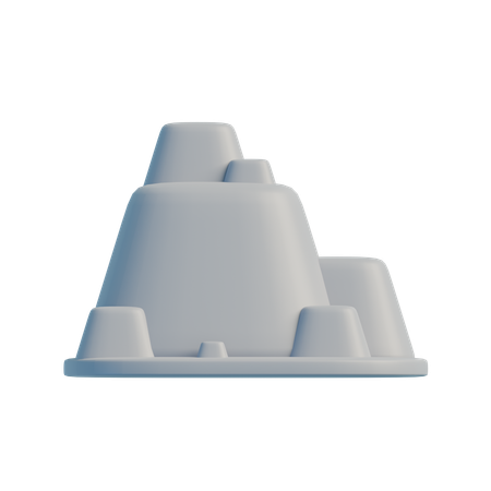 Rock  3D Icon