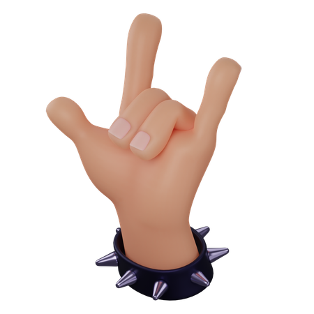 Rock And Roll  3D Icon