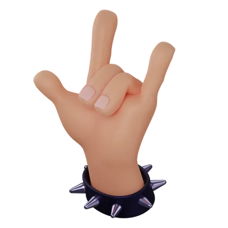 Rock And Roll  3D Icon