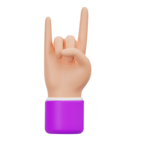 Rock And Roll  3D Icon