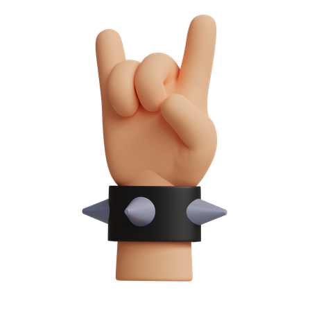 Rock And Roll  3D Icon