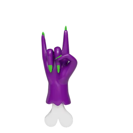 Rock And Roll  3D Icon