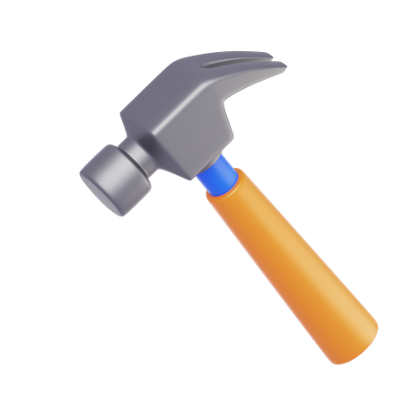 Rock Hammer  3D Icon