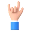 Rock Hand Gesture