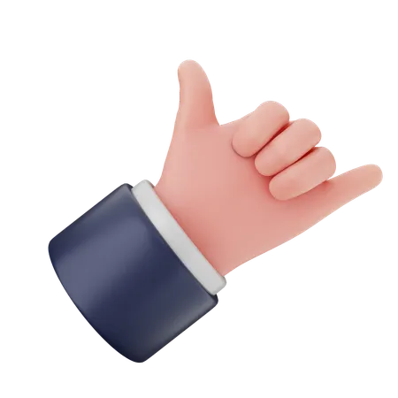 Rock Hand Gestures  3D Icon