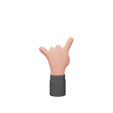 Rock-Handbewegung  3D Icon