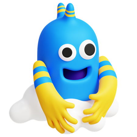 Rock Monster  3D Icon