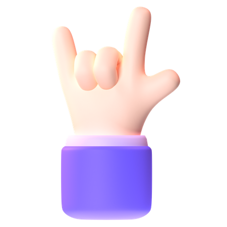 Rock On  3D Icon