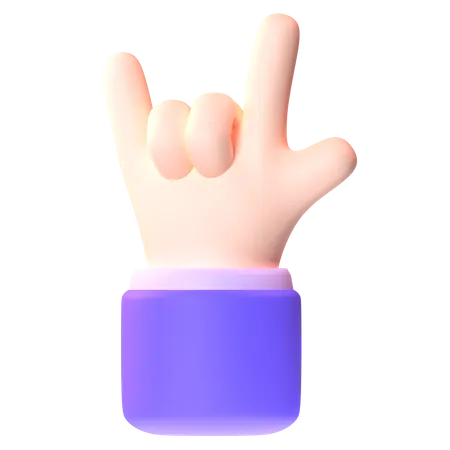 Rock On  3D Icon